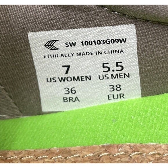 Cariuma OCA Low Mystic Grey Taupe Canvas Sneaker Women US 7 Organic NIB - Picture 7 of 11